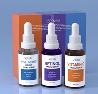 Sefralls Facial Serum Set Hyaluronic Acid Retinol Vitamin C Anti Age Skin Care