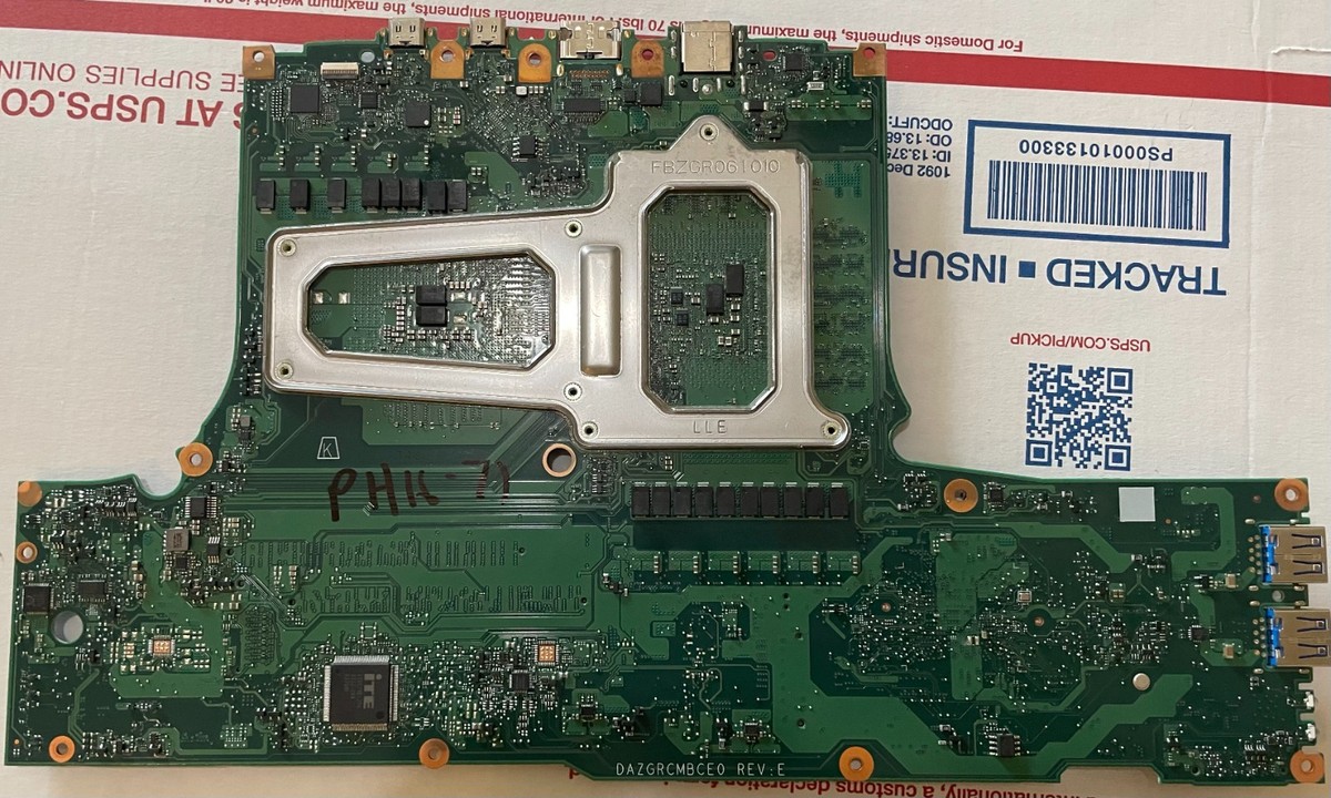 NBQJS11001 Acer Motherboard PH16-71 INTEL CI913900HX HM770 GN21-X9