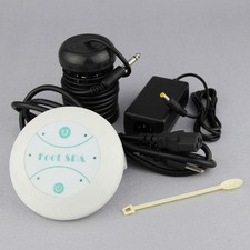 White Foot Bath Machine with Black Array Foot Detox Spa Ion Foot Cleanse Machine