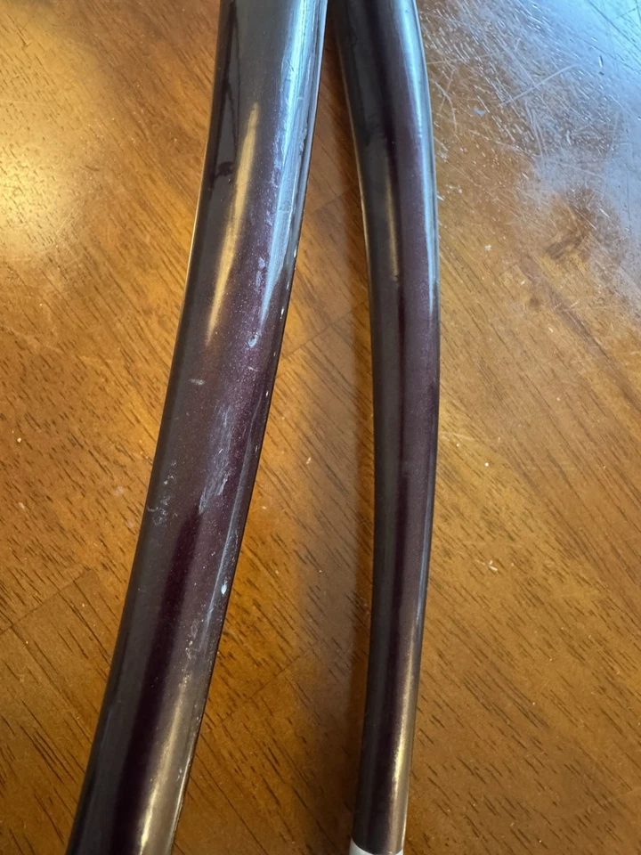 "Horquilla de carbono roscada Trek ICON 1"" de colección - corona con orejetas - dirección de 6 1/4"" - usada" Foto 4 de 4