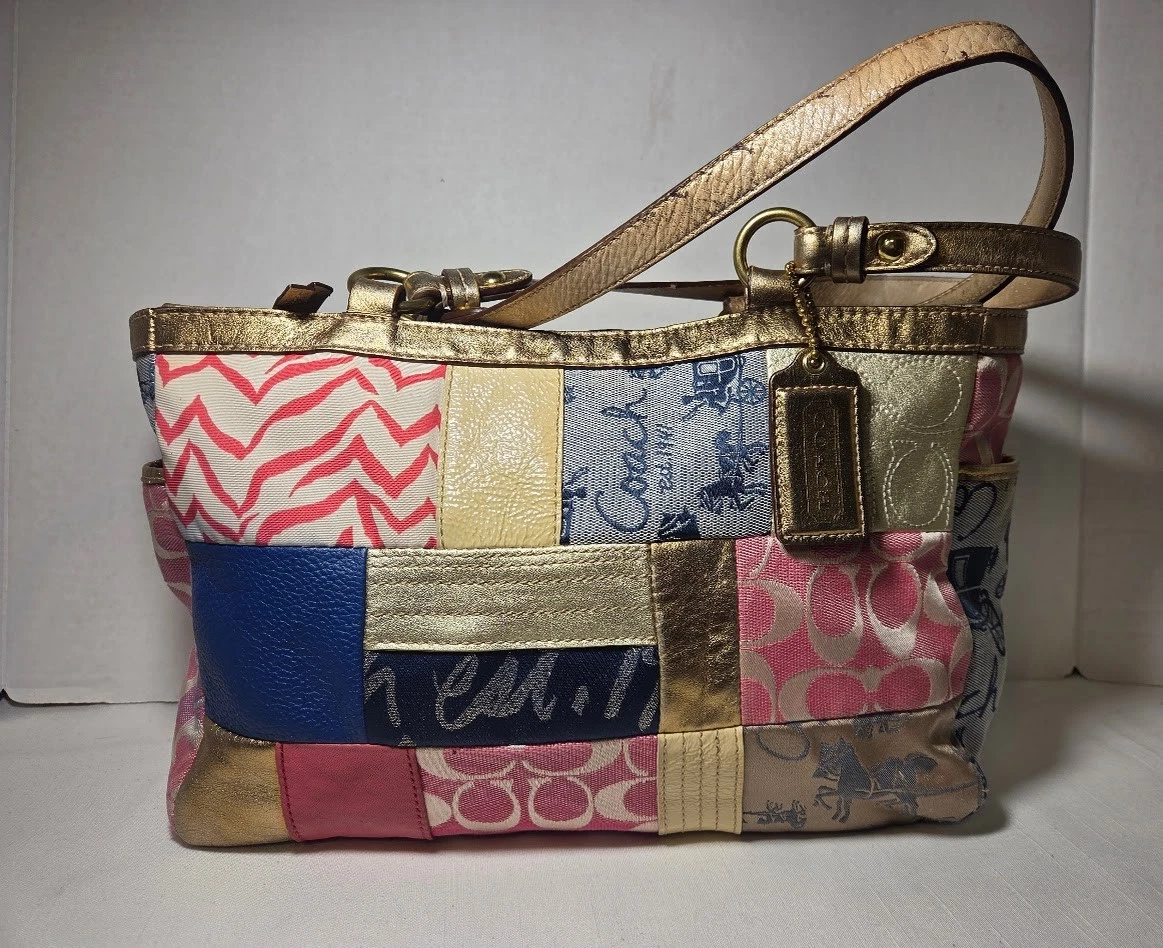 Coach Patchwork Tote Bags for Women for sale | eBay
