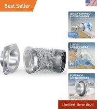 Magnetic Dryer Vent Coupling Airtight Seal Dryer Vent Connector Kit Easy to C...