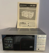 Vintage Hitachi DA-1010 CD Player Deck 1984 Japan w/OEM Manual RARE Parts/Repair
