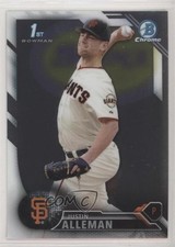 2016 Bowman Draft Chrome Draft Picks Justin Alleman #BDC-71 0l1