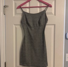 Windsor fitted plaid mini dress