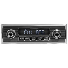 Retro Style Classic Car Radio - Absoso Bluetooth Single Din Vintage Stereo -...