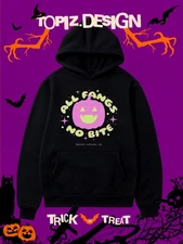 Women'S Halloween Hoodie - Funny Pumpkin Graphic Sweatshirt with Kangaroo Pocket
