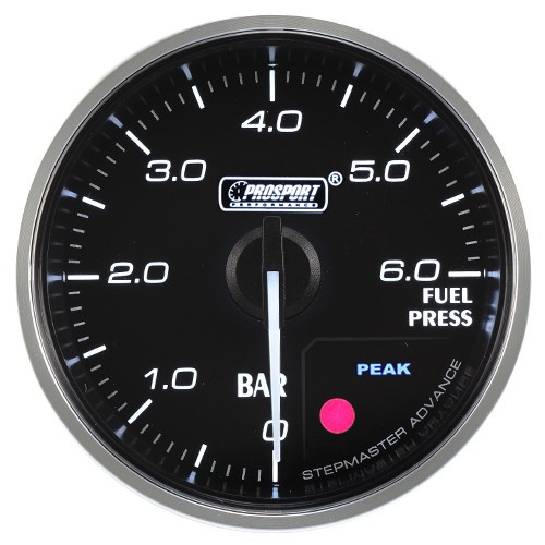 Prosport Premium Kraftstoffdruckanzeige Anzeige Meter 52mm gelb - Bild 2 von 2
