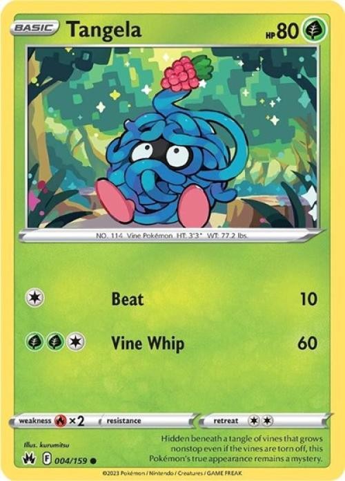 Tangela - CRZE 004 Pokemon - Light Play