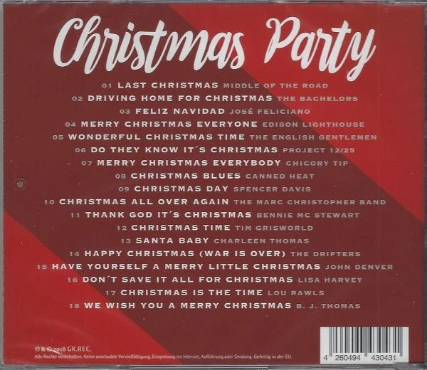 Christmas Party CD, Bachelors, Edison Lighthouse, Project 12/25, Canned Heat ... - Bild 2 von 2