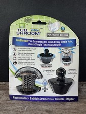 TUB SHROOM ULTRA PLATINUM BUNDLE HAIR CATCHER STAINLESS STEEL ""FREE SHIPPING""