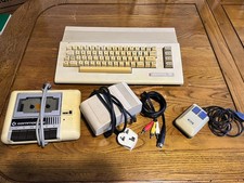 Commodore 64 C64 Vintage Computer Bundle: Tape Deck, Power Supply, Mouse + Games