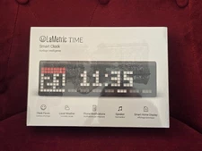 LaMetric TIME Smart Clock Horloge Intelligente for Smart Home LM37X8 -New SEALED