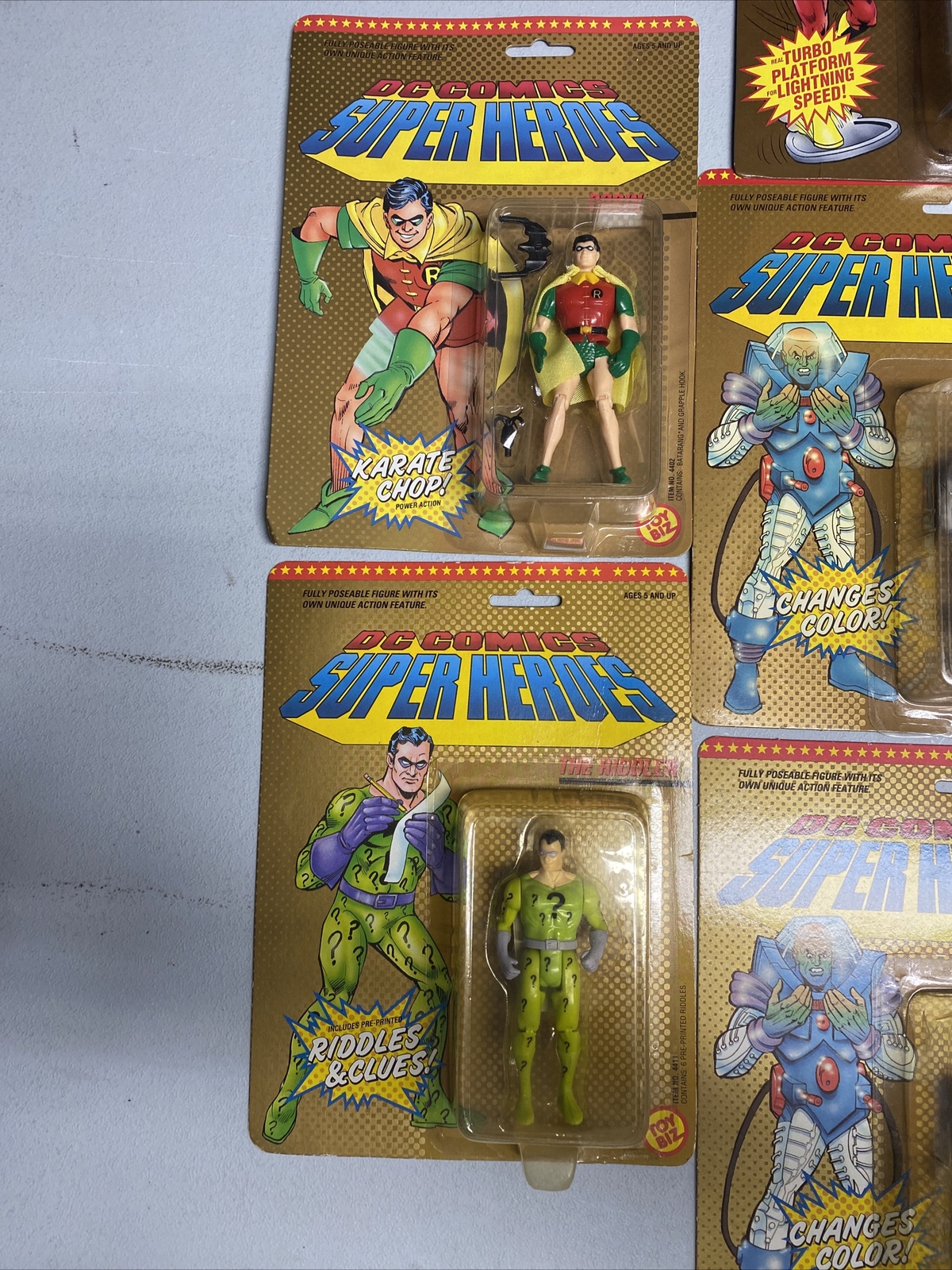 Dc Comics Superheroes Action Figures Toy Biz Lot