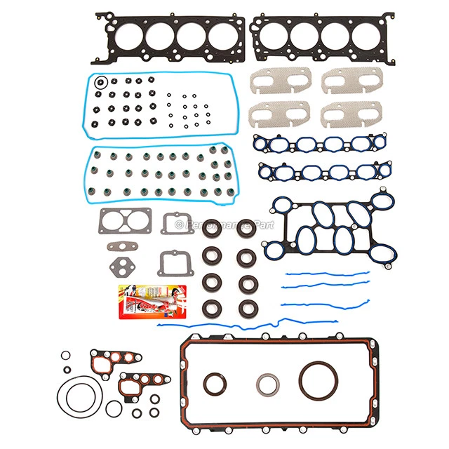 Juego completo de juntas aptas para Lincoln Blackwood Navigator 99-04 5,4 L V8 DOHC 32 V VIN A Foto 2 de 4