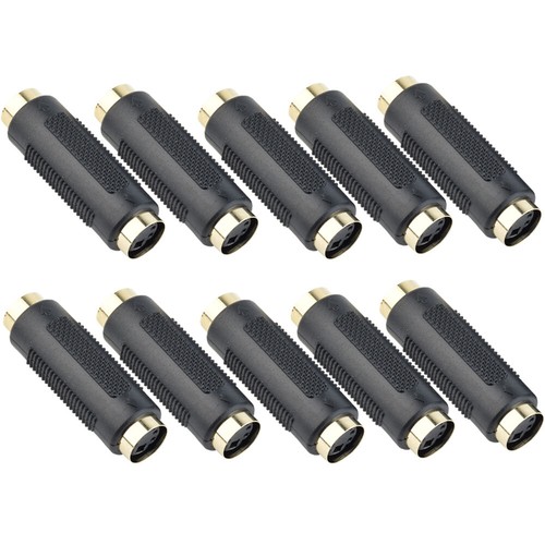 S-Video Buchse auf Buchse Mini Din 4 PIN Composite Kabel adapter Gender Change - Picture 5 of 5