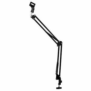 DragonPad-Usa-Black-Adjustable-Microphone-Suspension-Boom-Scissor-Arm-Stand