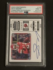 2022 Contenders Skyy Moore #134 RC Variation Autograph PSA 9 Auto 9