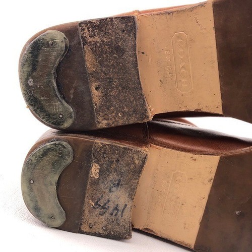 Coach Joele Tall Riding Boots Womens Size 6.5B Brown Leather Knee High Pull on - Picture 11 of 14