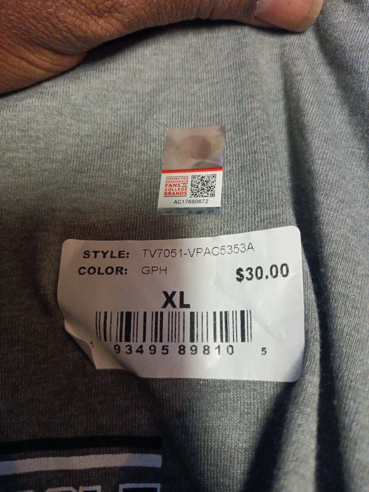 Camiseta gris manga corta PAC 12 2022 campeonatos de golf para mujer XL Foto 4 de 4