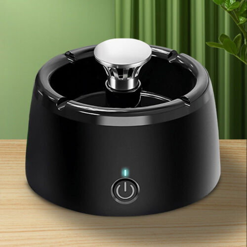 fr Smokeless Ash Tray Rechargeable Air Purifier Ashtray for Car Indoor Home Offi - Photo 1/23