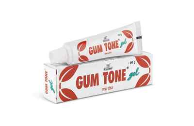 10 x Charak GUM TONE Gel 50g each Gumtone Gel Toothpaste For healthy gums, teeth