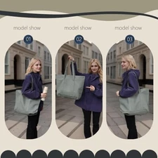 Natural DIY Tote for Crafting, Ironing and Embroidering, Canvas Reusable Bag