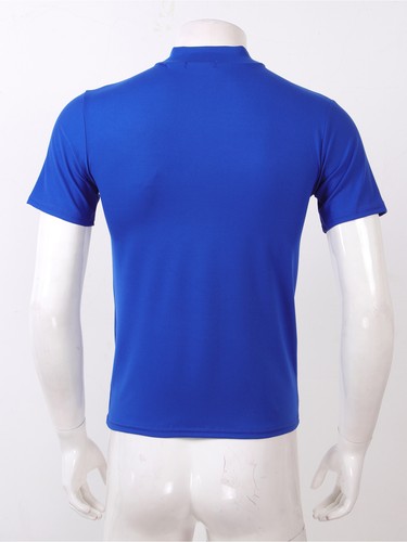 Mens T Shirt Short Sleeve Basic Mock Turtleneck Slim Fit Undershirt Pullover AU - Picture 50 of 92
