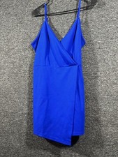 SHEIN Womens Skort Dress Blue Thin Straps Active Wear Size XL