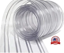 cortina de plástico de vinilo para puertas de congeladores almacén transparente