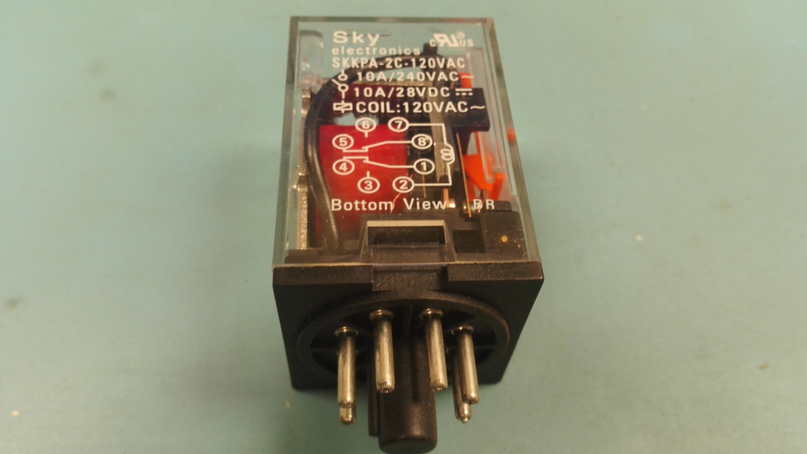 Relais électromécanique Dayton 5X837F, 24V AC, 12A 120VAC / 10A 28VDC - Pour Commande De Moteurs Et Circuits