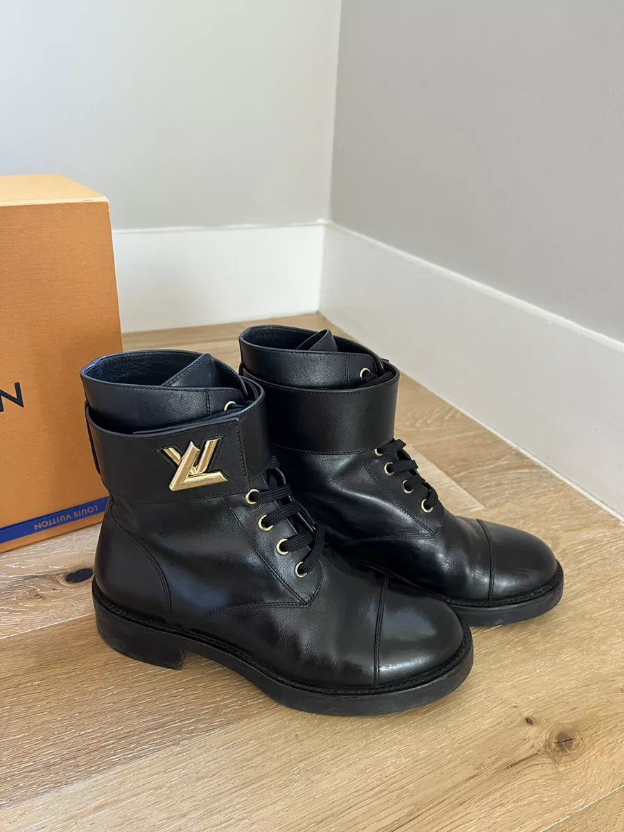 Replica Louis Vuitton Black Wonderland Ranger Boot for Sale