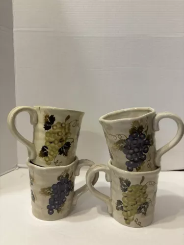 TABLETOPS GALLERY 5 MUGS CABERNET HP GRAPES