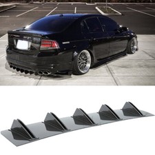 For Acura Tl Sedan 2004-2008 Rear Diffuser Fins Chin Lip Splitter Carbon Fiber