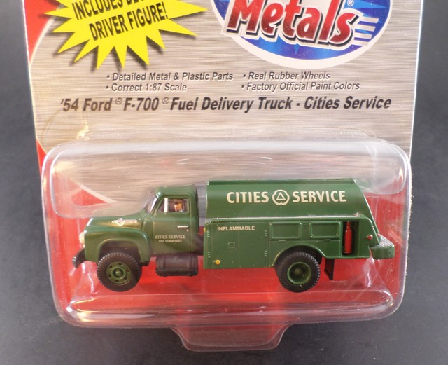 Classic Metal Works Mini Metals Ho Scale 1954 Ford F 700 Fuel Truck Cities