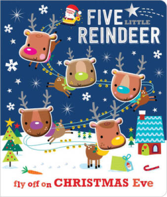 Board Book Five Little Reindeer - Board book By Make Believe Ideas Ltd - GOOD