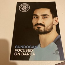 * 2016/17 - MAN CITY HOME PROGRAMME CHAMPIONS LEAGUE FC BARCELONA