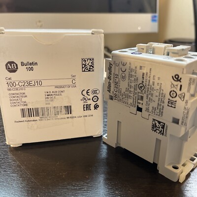 100-C23EJ10 24VDC E COIL ALLEN BRADLEY  CONTACTOR