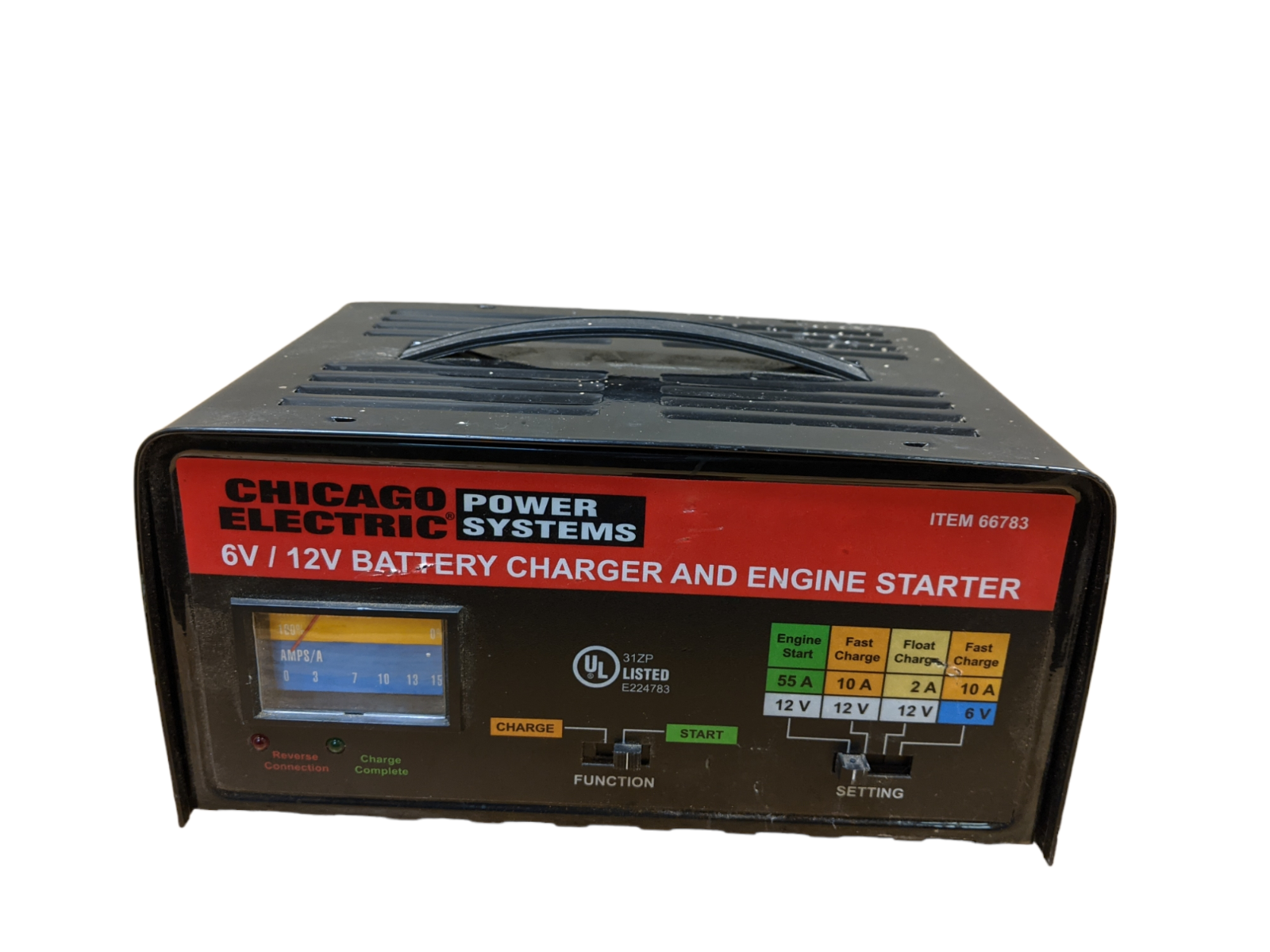 Chicago Electric Power Systems 66783 6V/12V Battery Charger/Engine Starter Works eBay