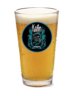 Korn (Souvenir) - Rock and Roll - 16oz Pint Beer Glass Barware Seltzer Liquor 25