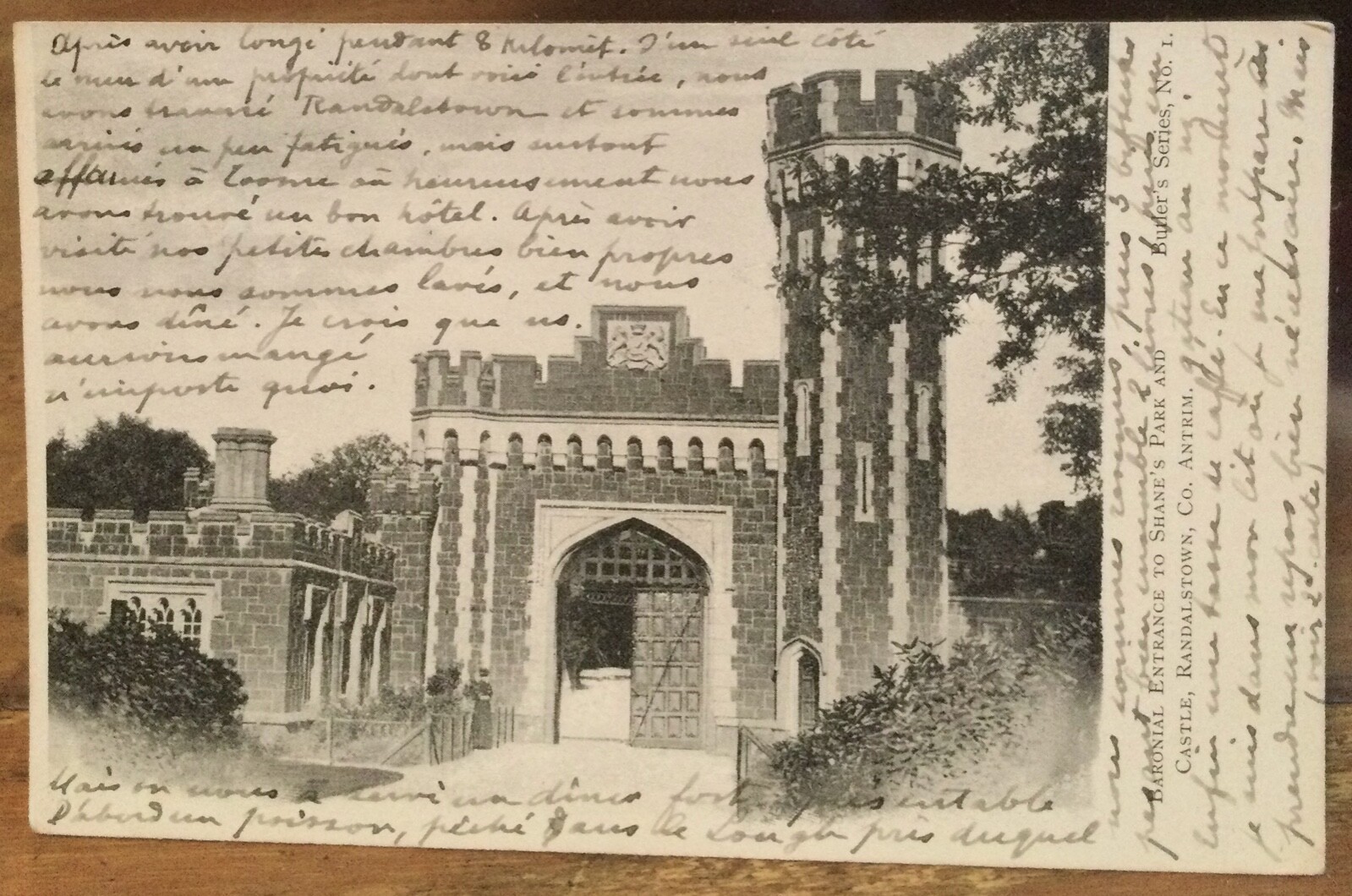 Irish Postcard SHANE'S CASTLE Randalstown Antrim Northern Ireland ...