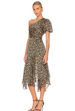 ASTR THE LABEL SANTORINI DRESS BRAND  NEW BLACK AND DAZZLING GOLD THREAD LARGE