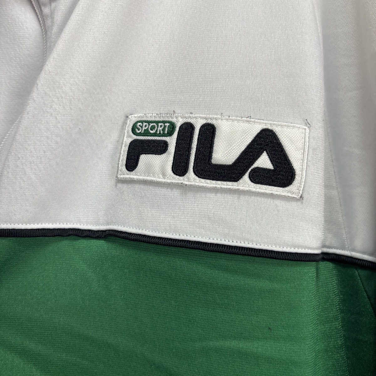 FILA Sport ITALIA Italy Soccer Football Track Jacket /Green White