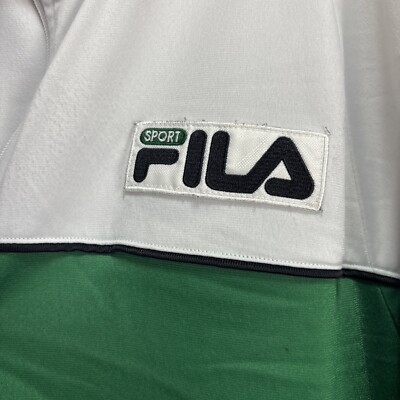 FILA Sport ITALIA Italy Soccer Football Track Jacket /Green White