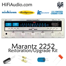 Marantz 2252 rebuild restoration recap service kit fix repair filter capacitor