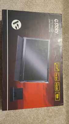 G-STORY Portable monitor 17.3' inch 1080p 120Hz HDMI and USB-C