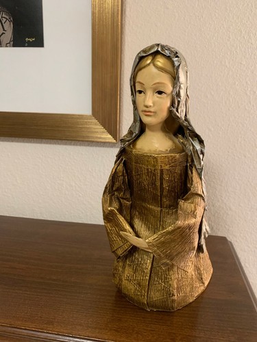 SCHMID BROS. VINTAGE MARY NATIVITY FIGURINE MADE IN JAPAN - Picture 9 of 9