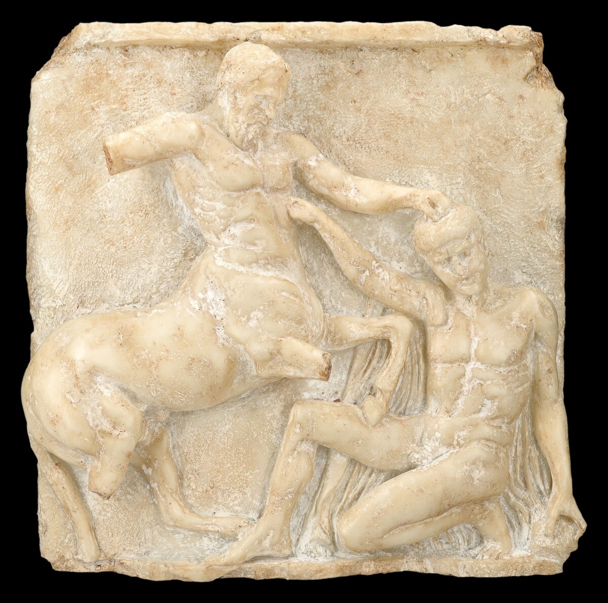 Metope Relief - Centaur And Lapith In Deadly Combat - Greek Mythology