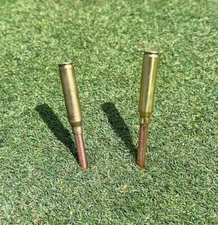 KicksCovers Custom - 5.56/.223 Bullet Pitch Mark/Divot Golf Tool Copper & Brass