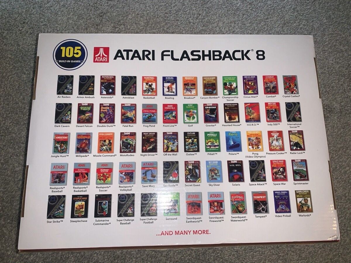 Atari Flashback 8 40th Anniversary Edtion - 105 Built In Atari Flashback 8 40th Anniversary Edtion - 105 Built In